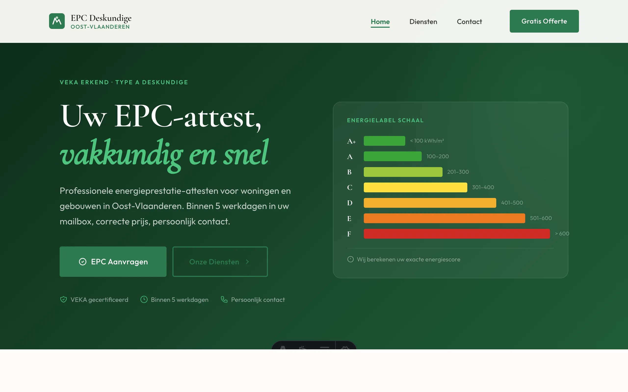 Projectpreview van EPC Deskundige