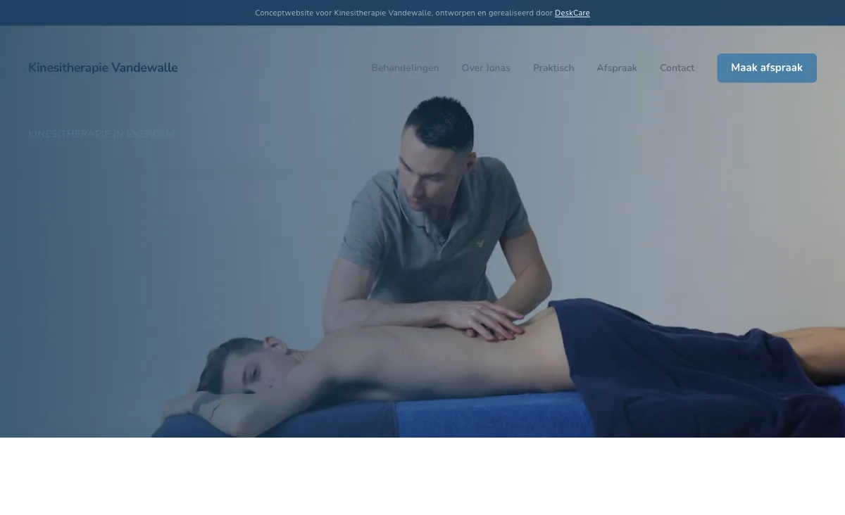 Projectpreview van Kinesitherapie Vandewalle