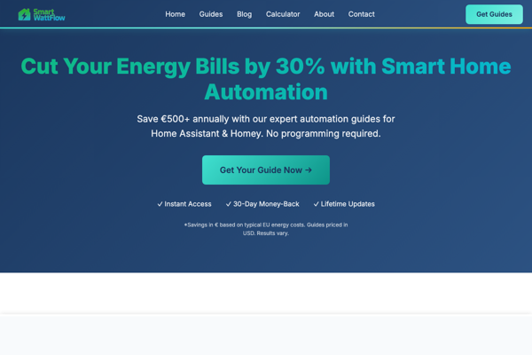 SmartWattFlow screenshot